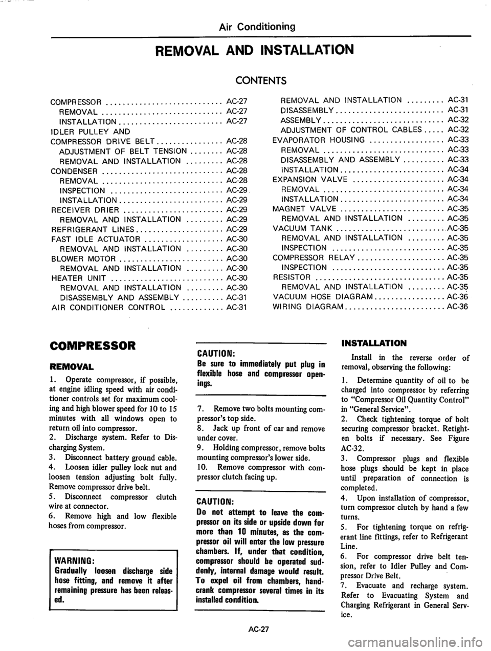 DATSUN 810 1979  Service Manual 