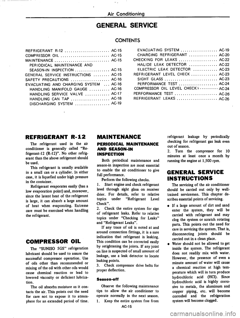 DATSUN 810 1979  Service Manual 