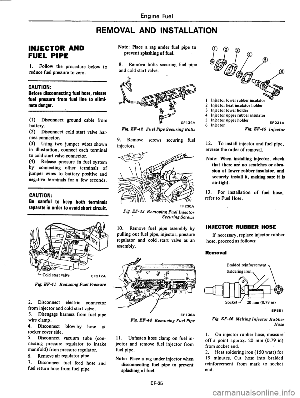 DATSUN 810 1979  Service Manual 