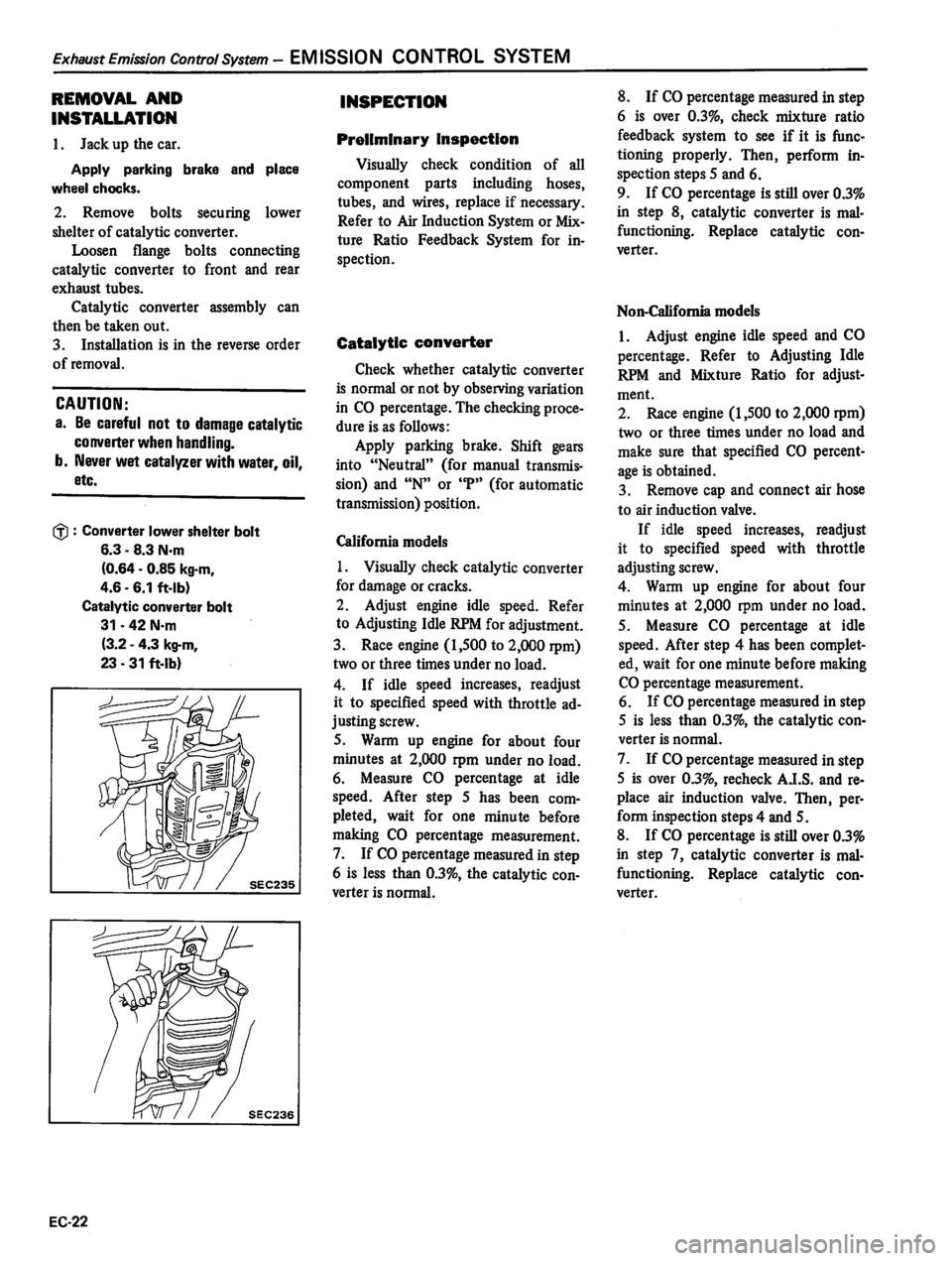DATSUN 810 1980  Service Manual 