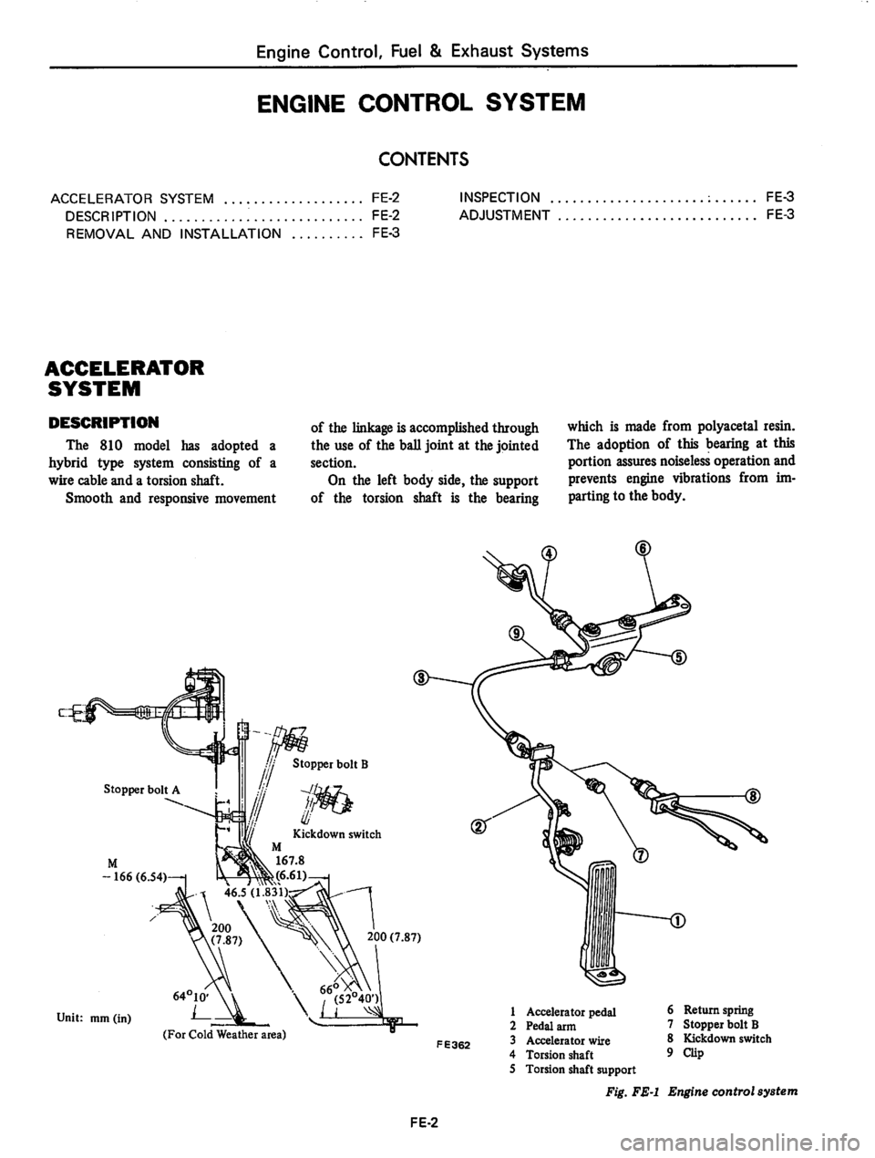 DATSUN 810 1980  Service Manual 