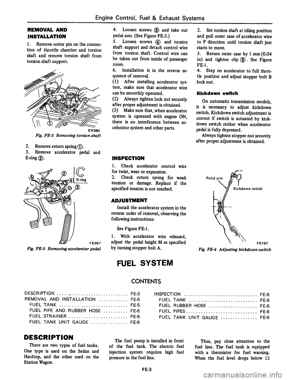 DATSUN 810 1980  Service Manual 