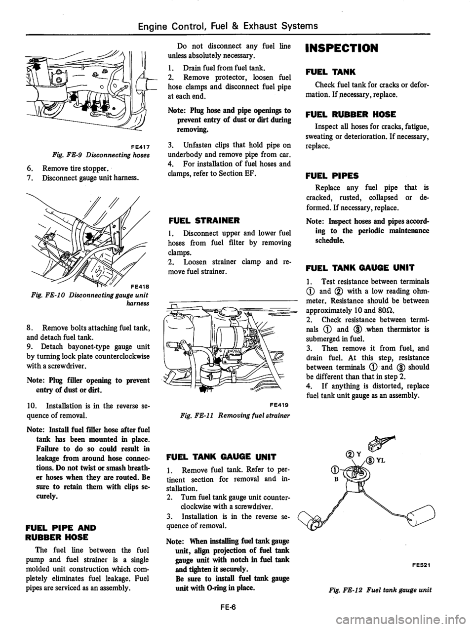 DATSUN 810 1980  Service Manual 