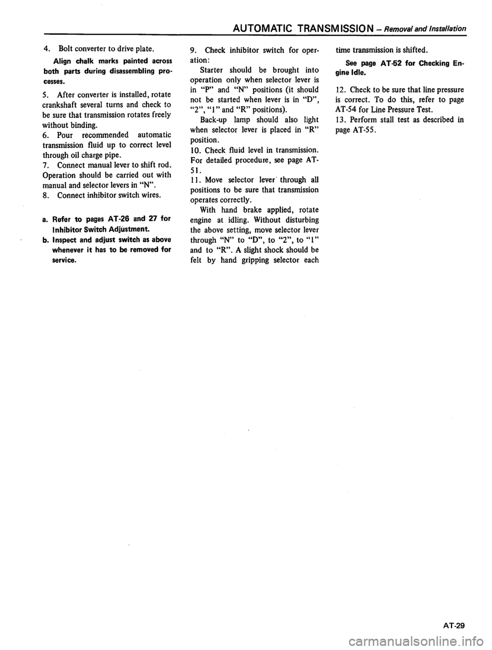 DATSUN 810 1980  Service Manual 
