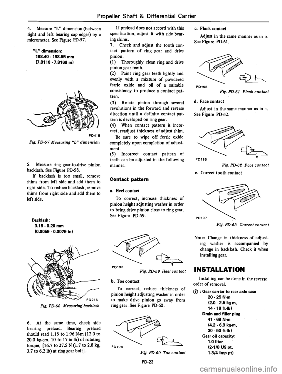 DATSUN 810 1980  Service Manual 