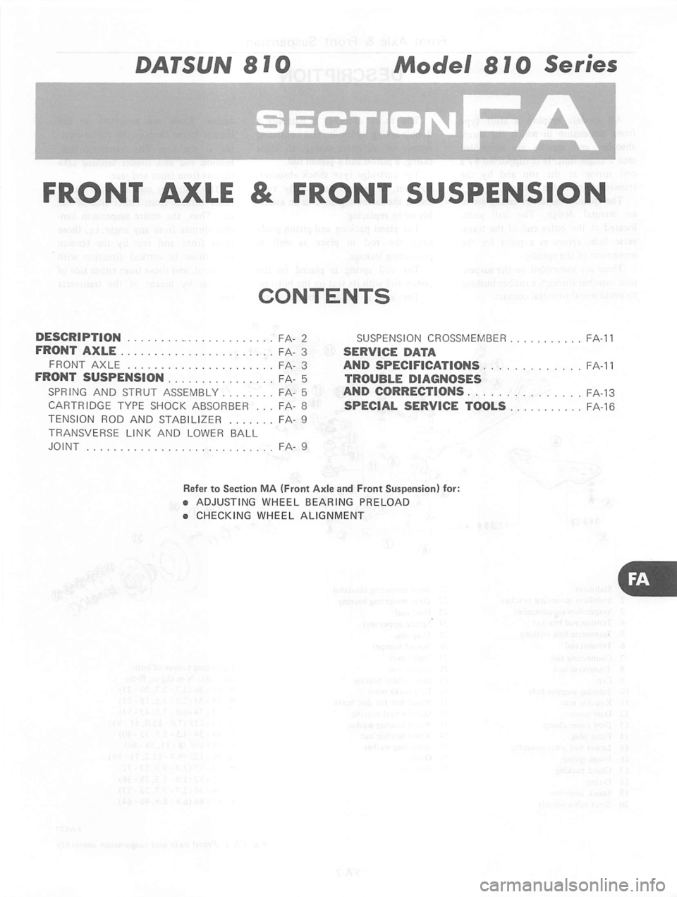 DATSUN 810 1980  Service Manual 