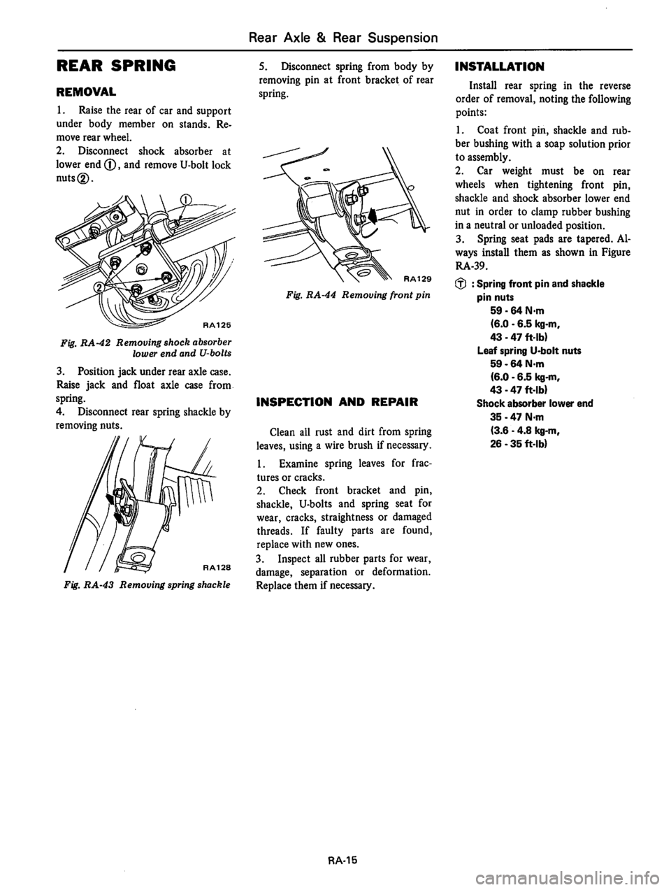 DATSUN 810 1980  Service Manual 