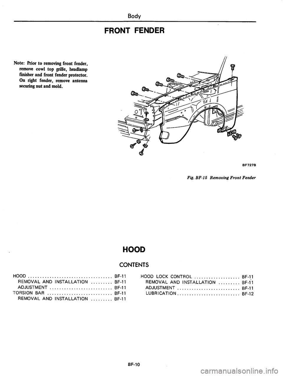 DATSUN 810 1980  Service Manual 