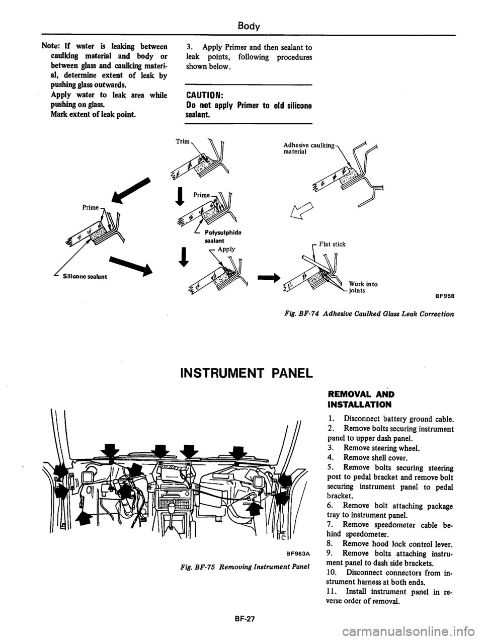 DATSUN 810 1980  Service Manual 