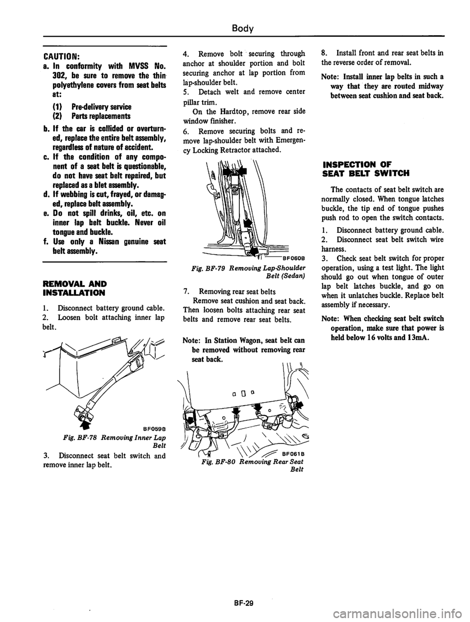DATSUN 810 1980  Service Manual 