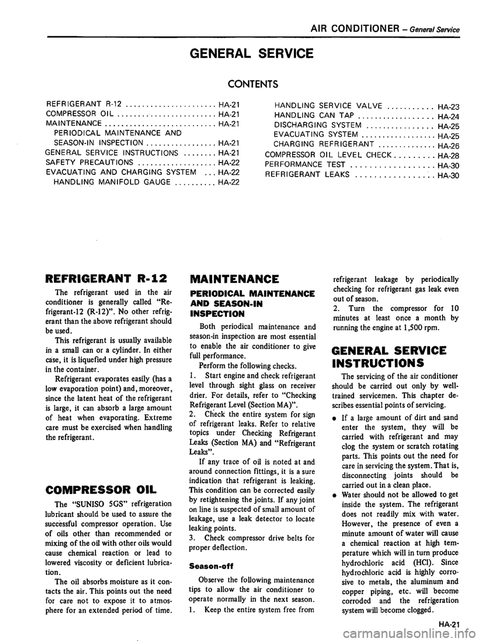 DATSUN 810 1980  Service Manual 