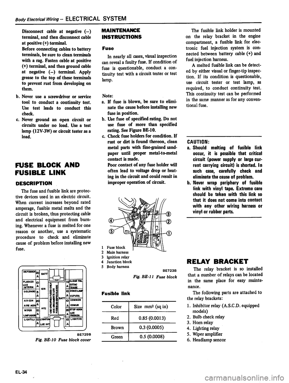 DATSUN 810 1980  Service Manual 