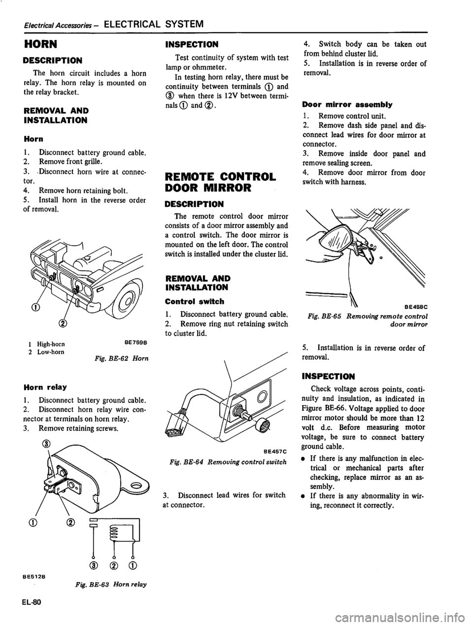 DATSUN 810 1980  Service Manual 