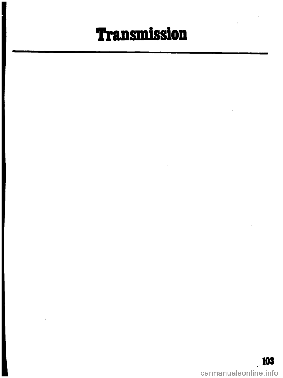 DATSUN B110 1969  Service Repair Manual 
Transmission 