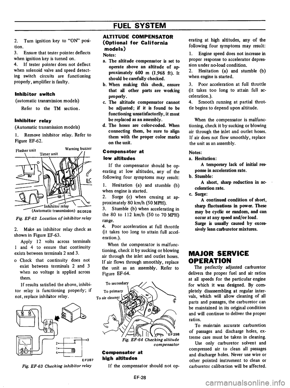 DATSUN B210 1976  Service Repair Manual 