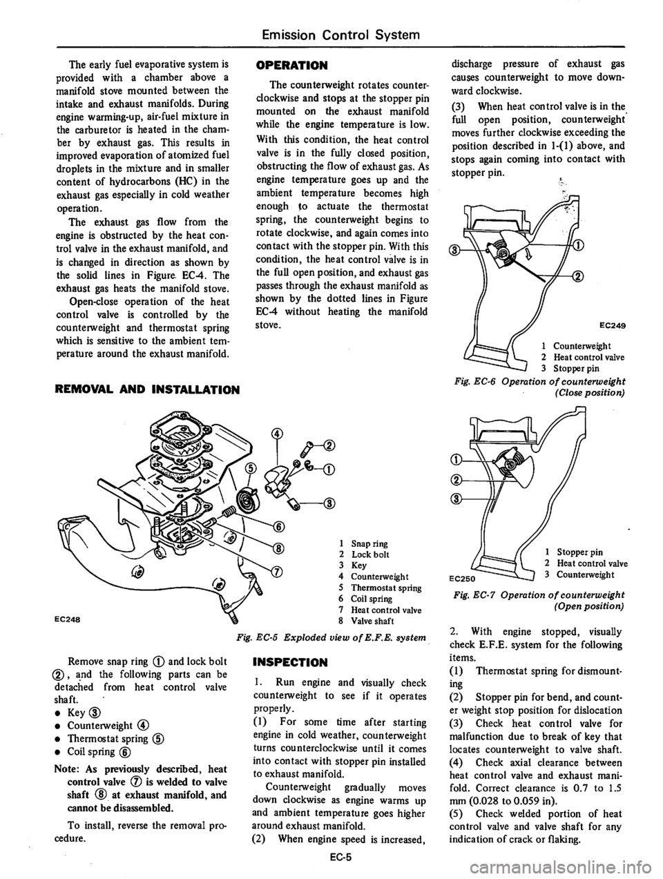 DATSUN B210 1976  Service Repair Manual 