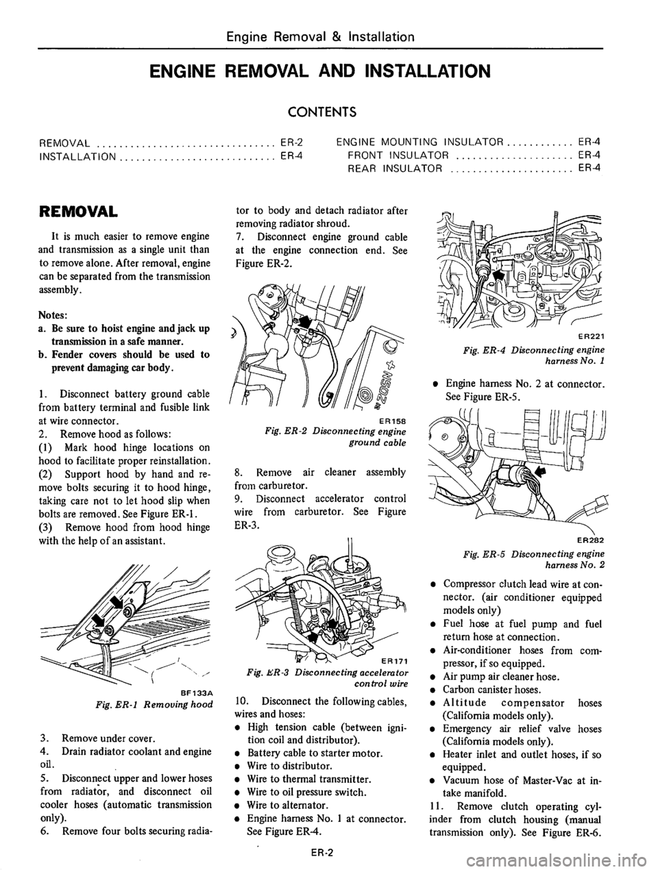 DATSUN B210 1976  Service Repair Manual 