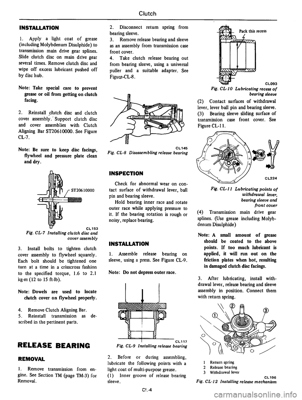 DATSUN B210 1976  Service Repair Manual 