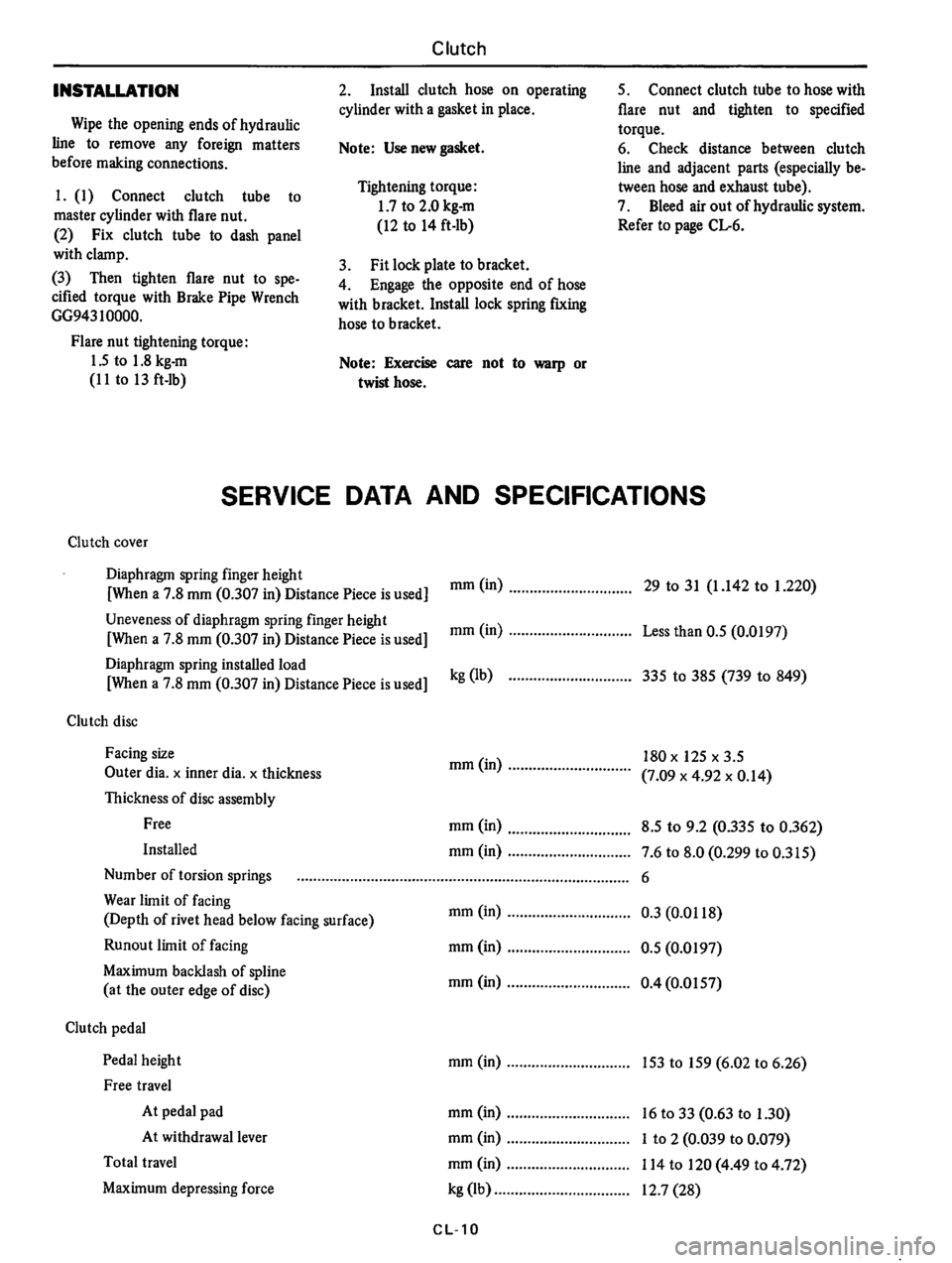 DATSUN B210 1976  Service Repair Manual 