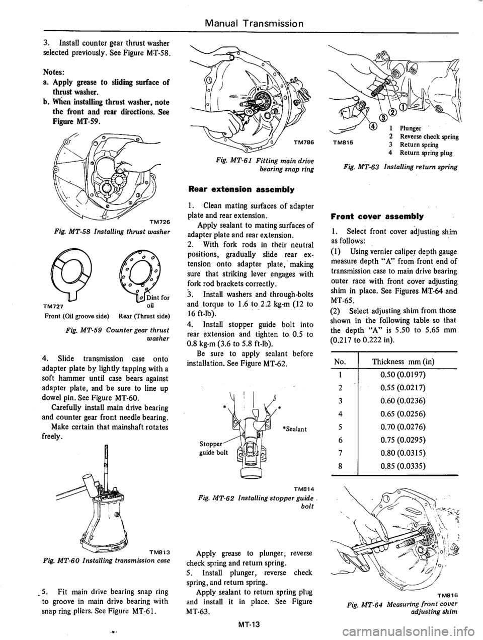 DATSUN B210 1976  Service Repair Manual 