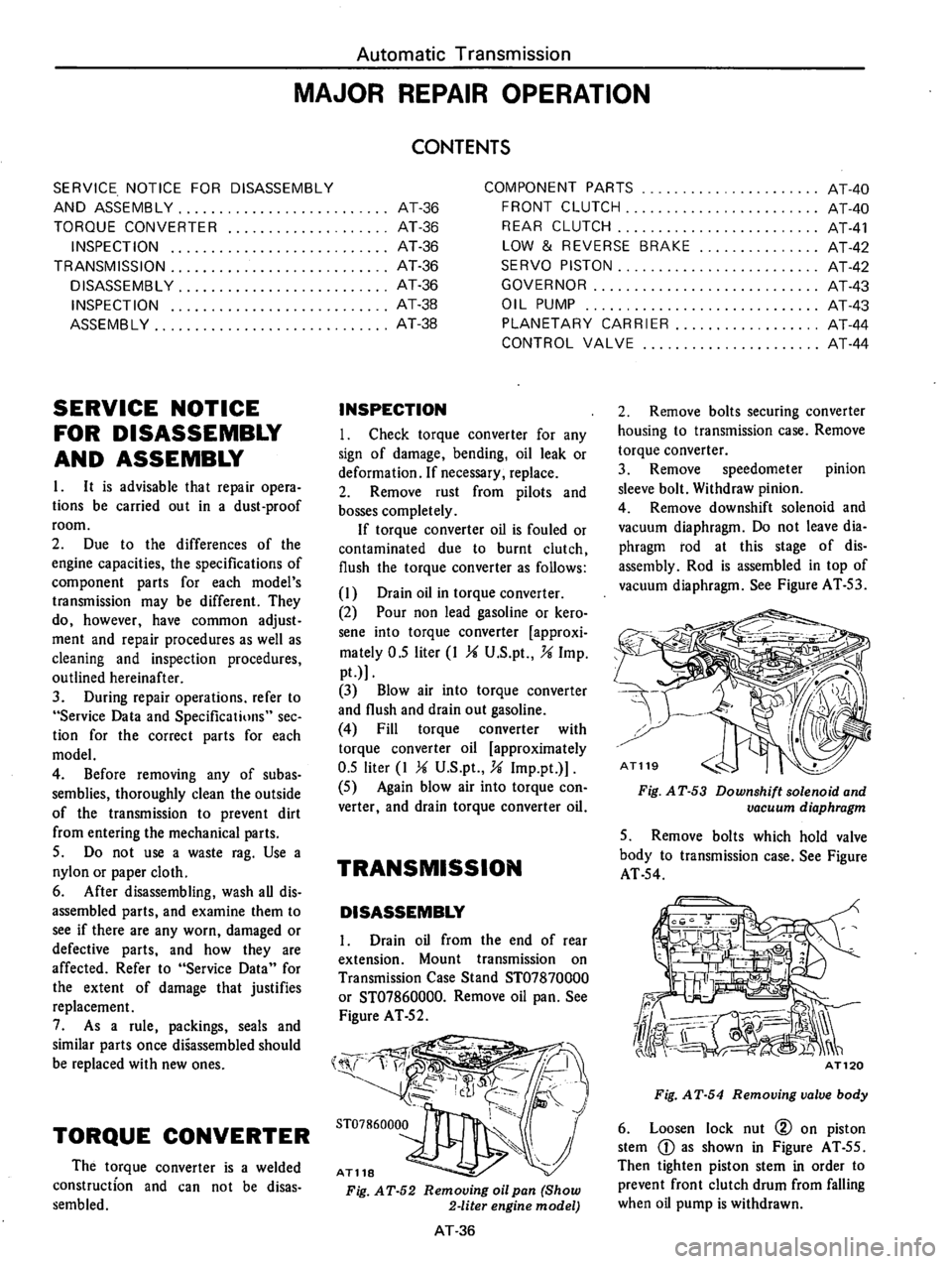 DATSUN B210 1976  Service Repair Manual 