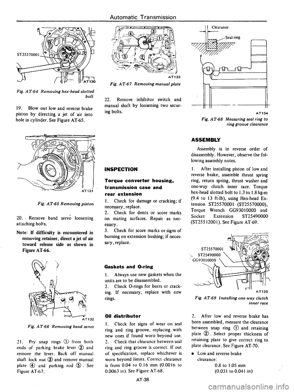 DATSUN B210 1976  Service Repair Manual 