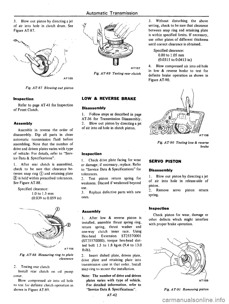 DATSUN B210 1976  Service Repair Manual 