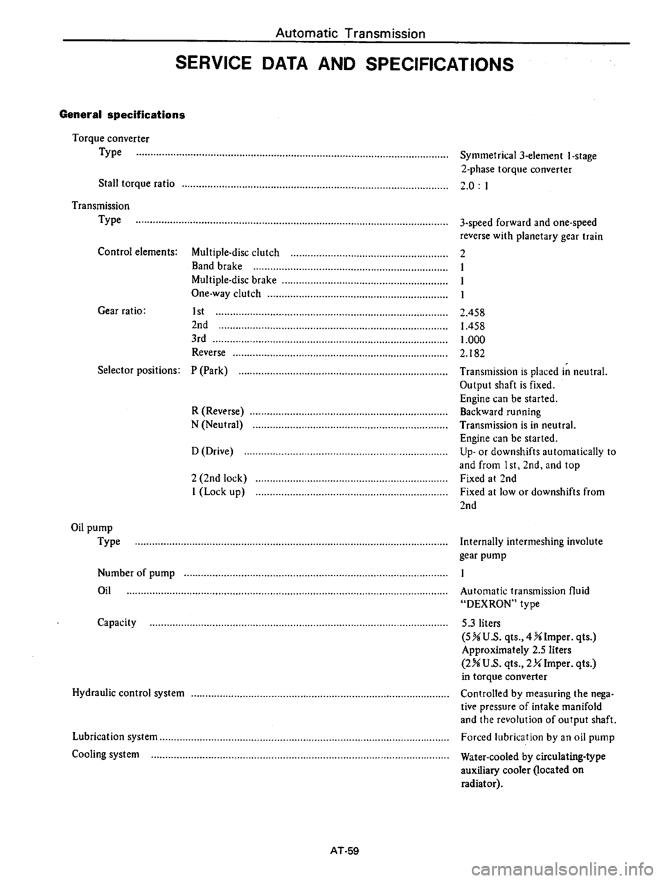 DATSUN B210 1976  Service Repair Manual 