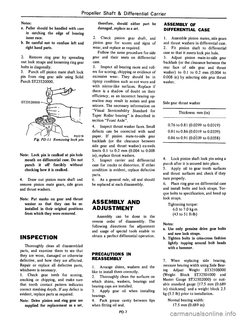 DATSUN B210 1976  Service Repair Manual 