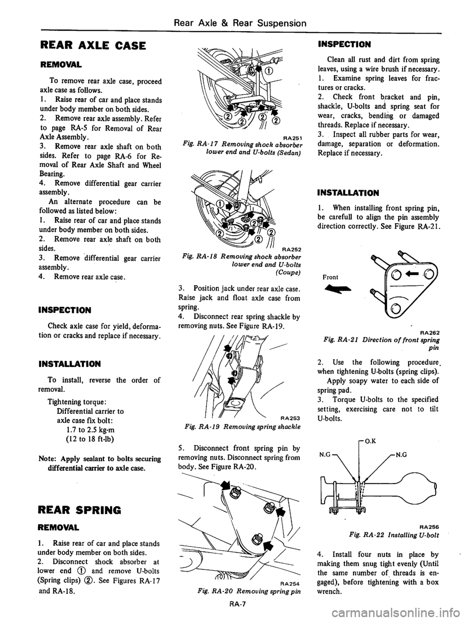 DATSUN B210 1976  Service Repair Manual 