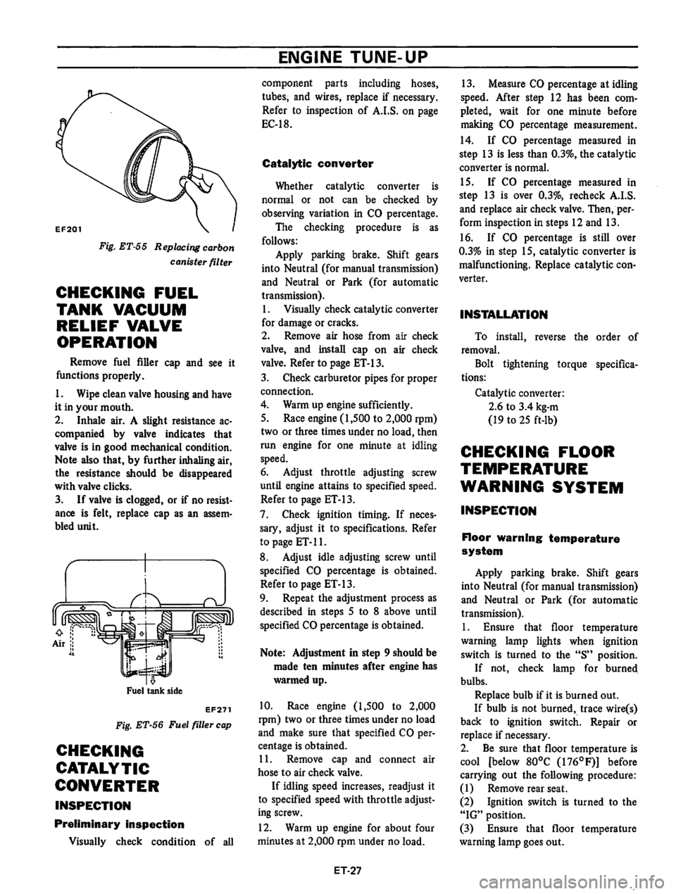 DATSUN B210 1976  Service Repair Manual 