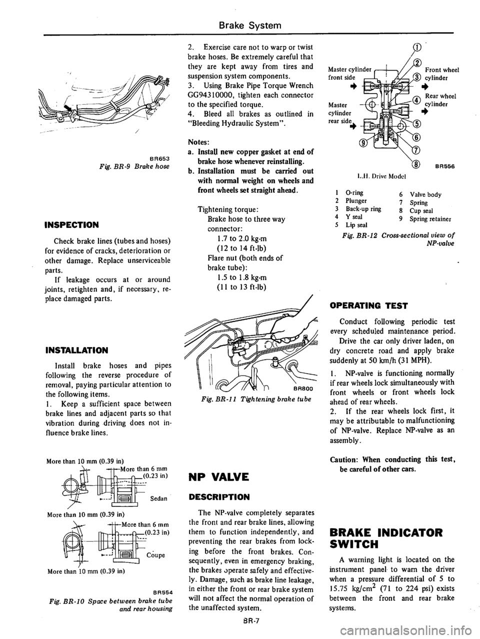 DATSUN B210 1976  Service Repair Manual 