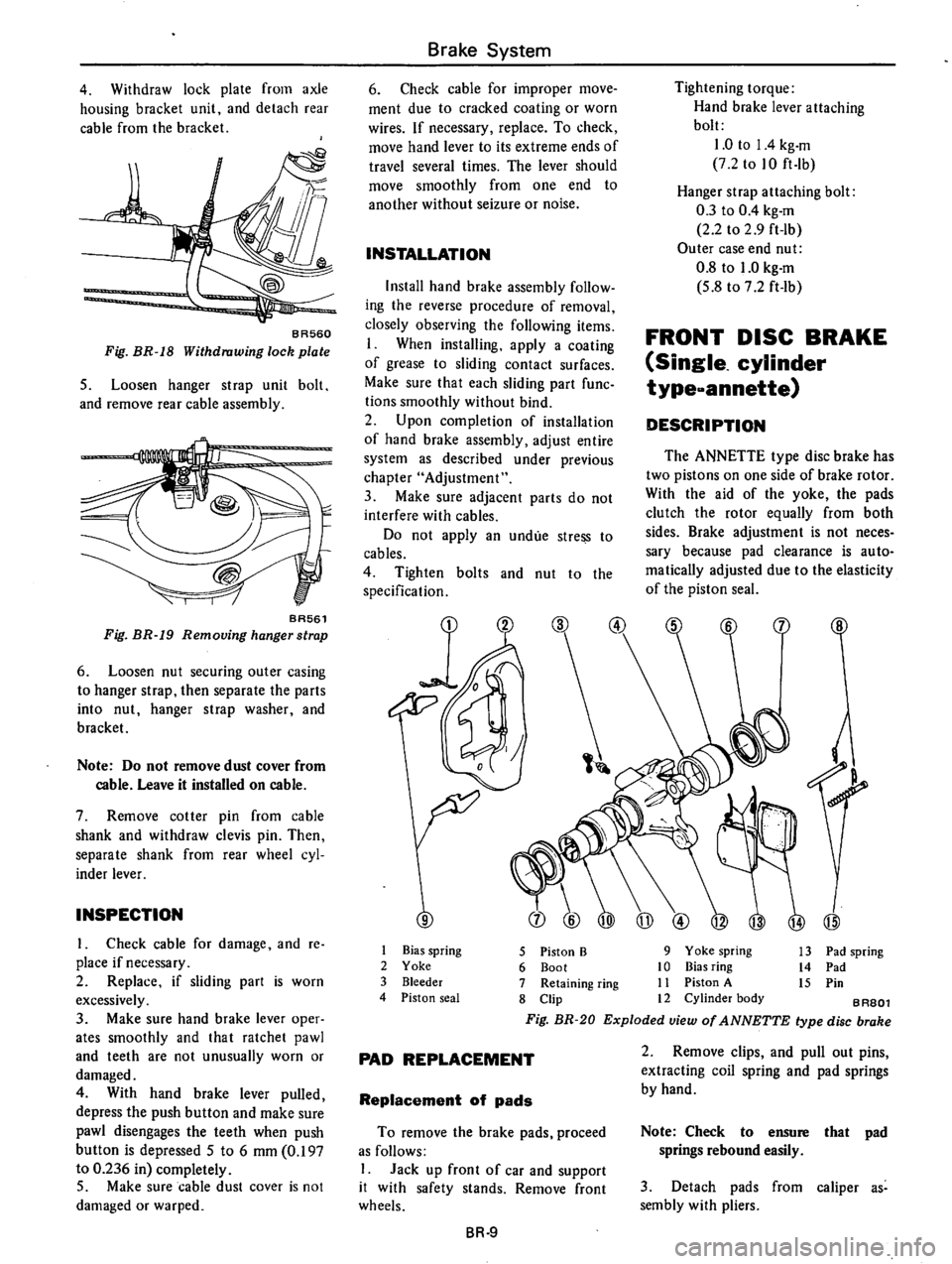 DATSUN B210 1976  Service Repair Manual 