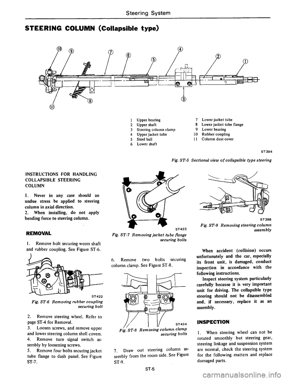 DATSUN B210 1976  Service Repair Manual 
