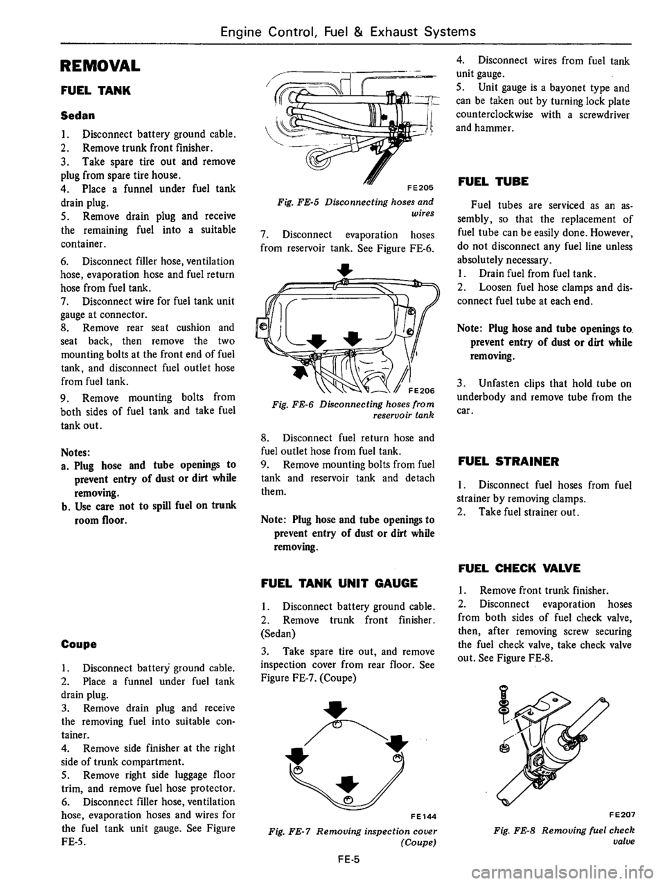 DATSUN B210 1976  Service Repair Manual 