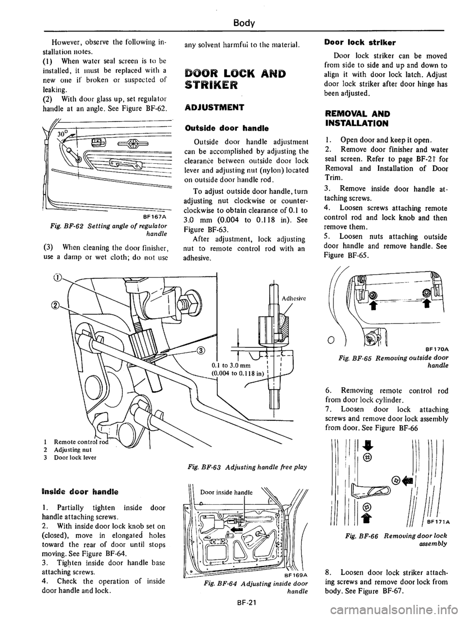 DATSUN B210 1976  Service Repair Manual 