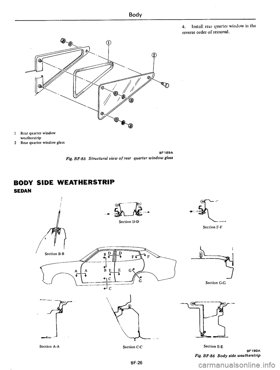 DATSUN B210 1976  Service Repair Manual 