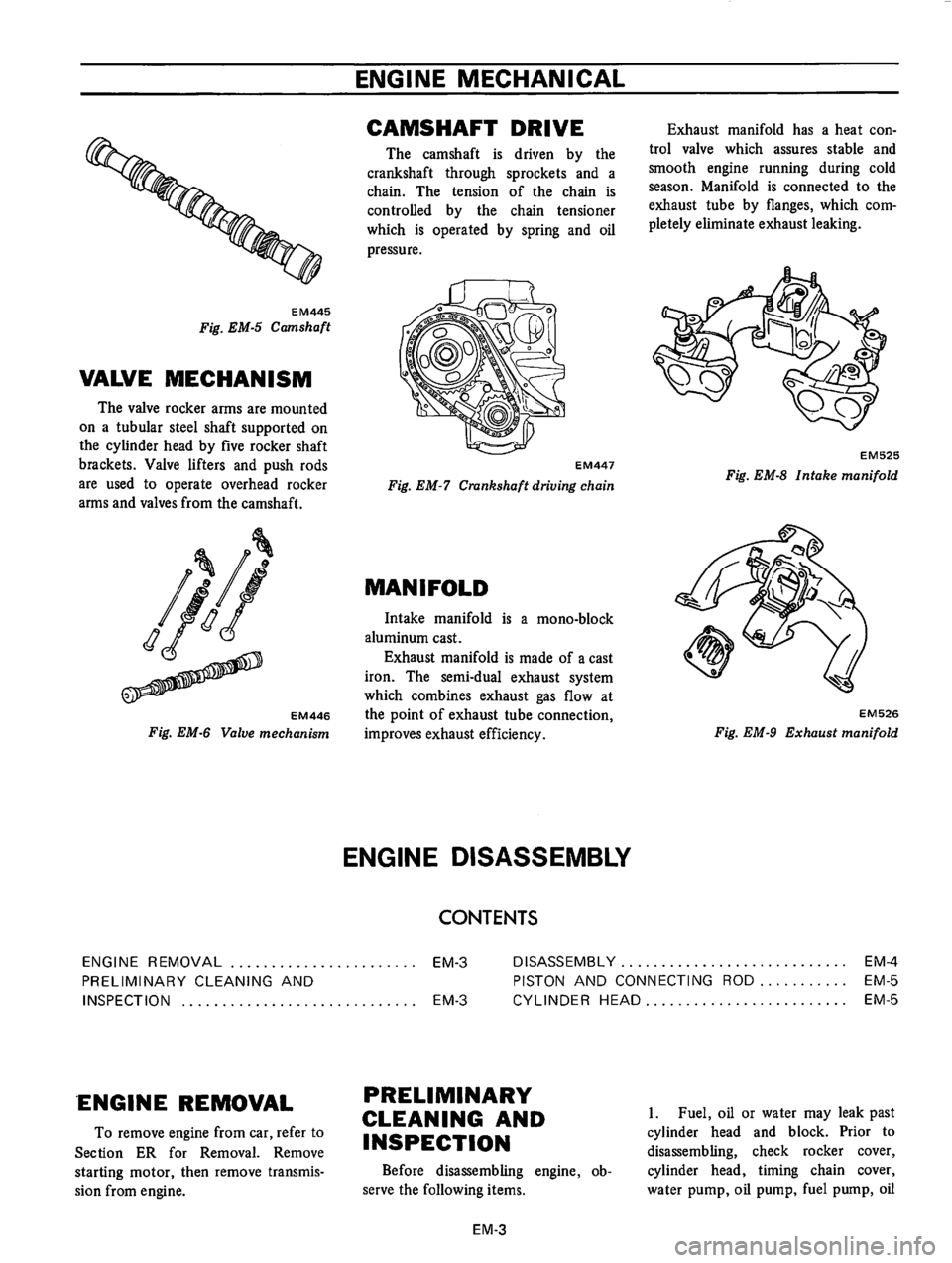 DATSUN B210 1976  Service Repair Manual 