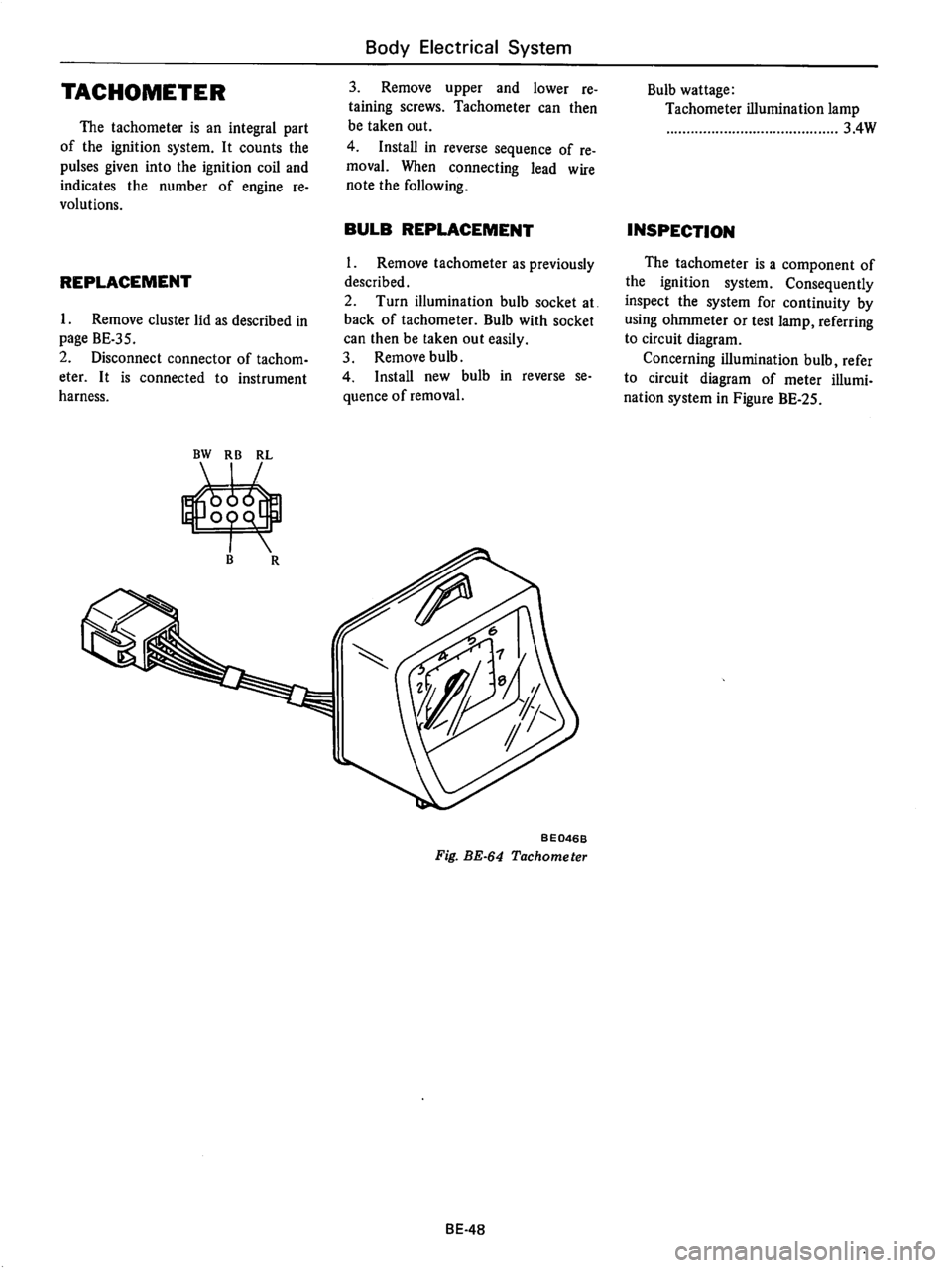 DATSUN B210 1976  Service Repair Manual 