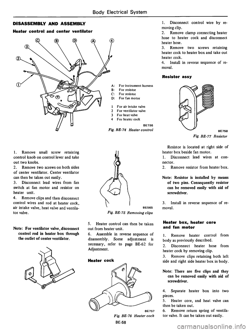 DATSUN B210 1976  Service Repair Manual 