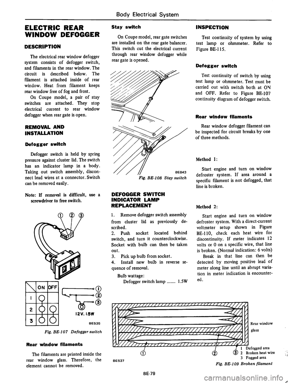 DATSUN B210 1976  Service Repair Manual 