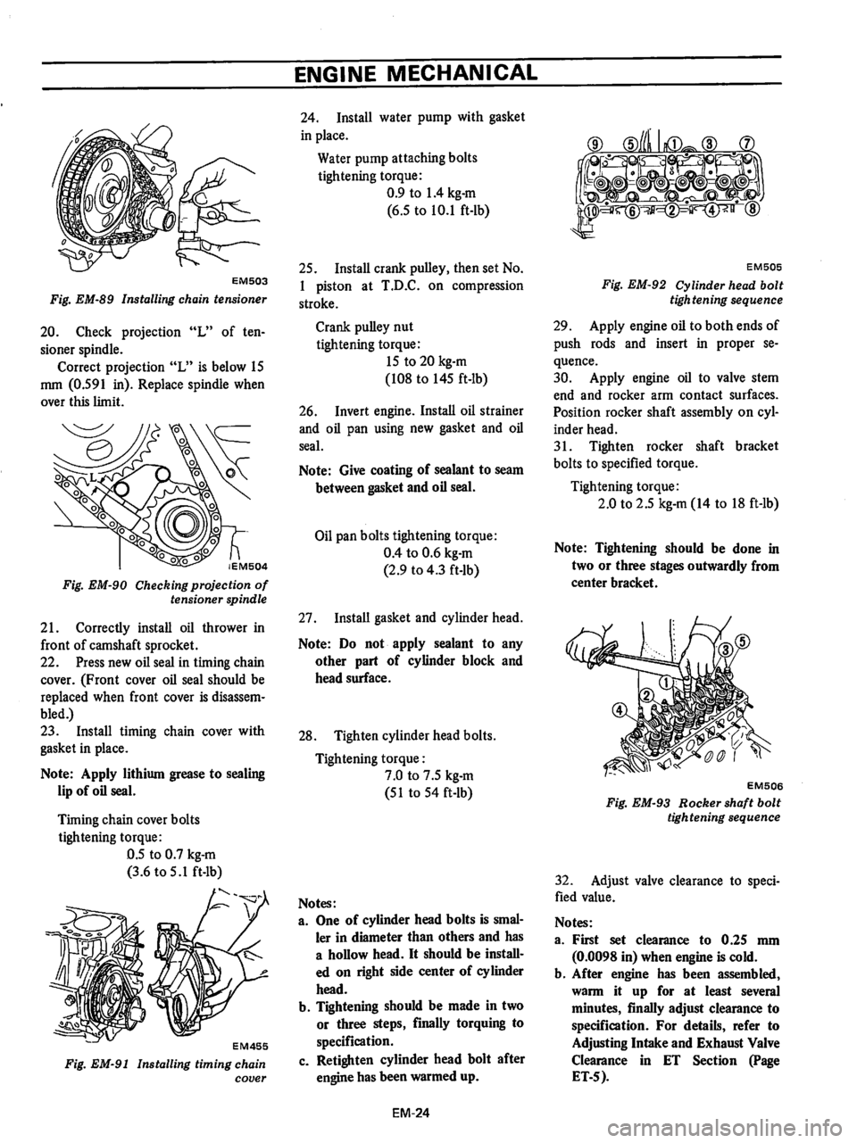 DATSUN B210 1976  Service Repair Manual 