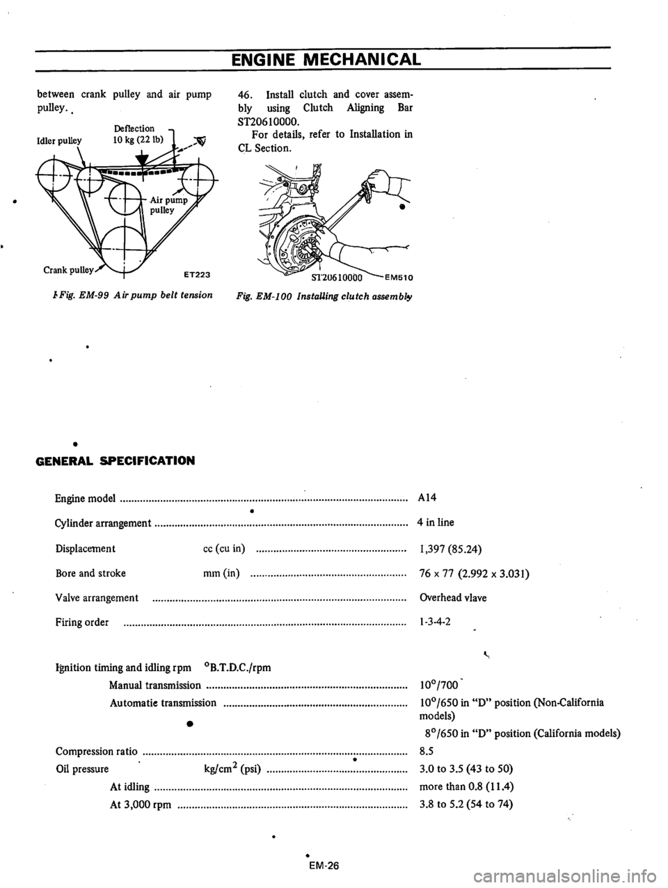 DATSUN B210 1976  Service Repair Manual 