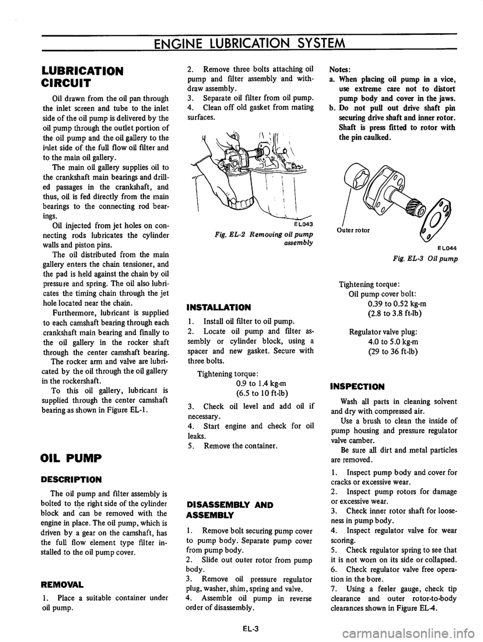 DATSUN B210 1976  Service Repair Manual 