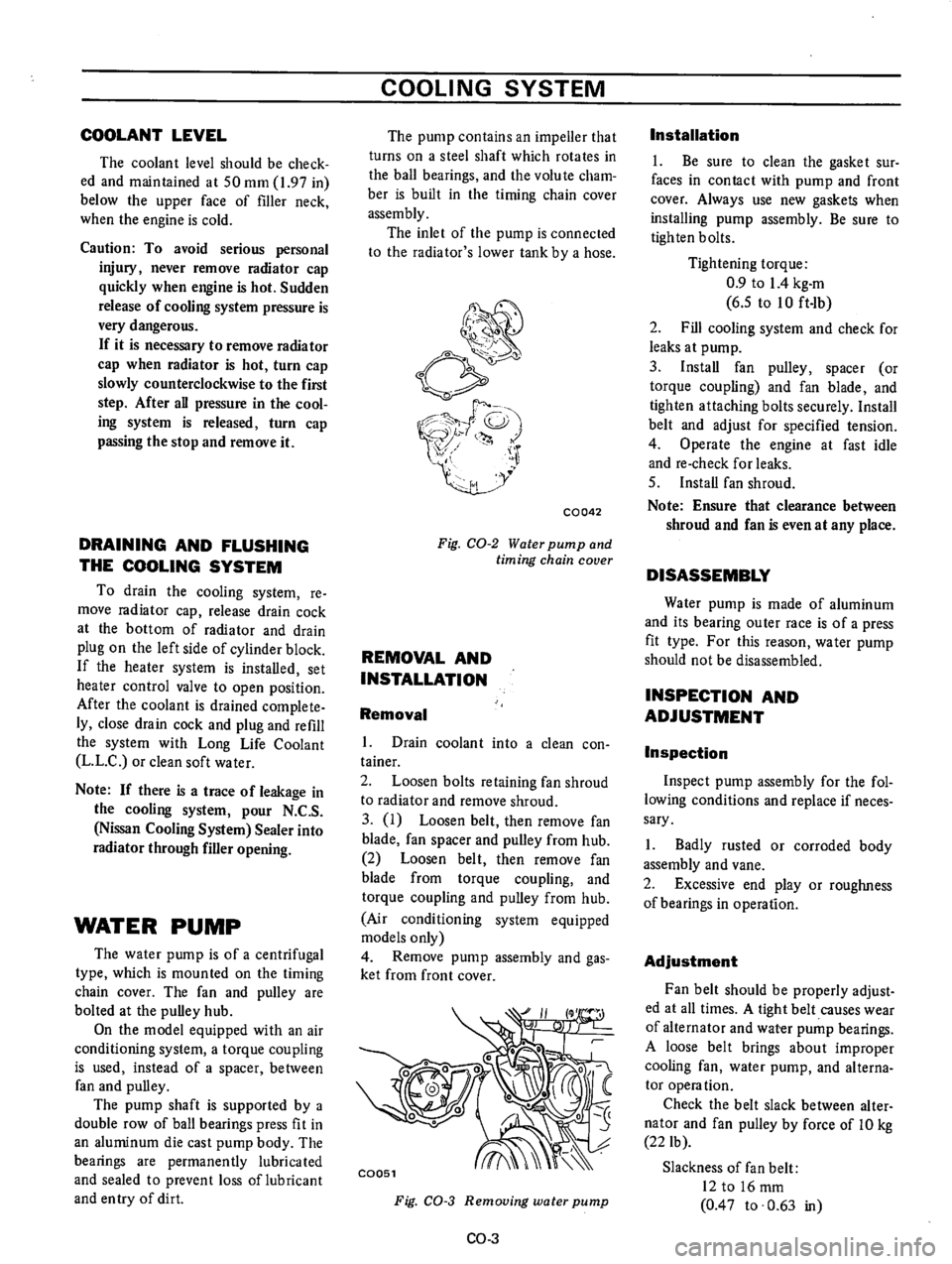 DATSUN B210 1976  Service Repair Manual 