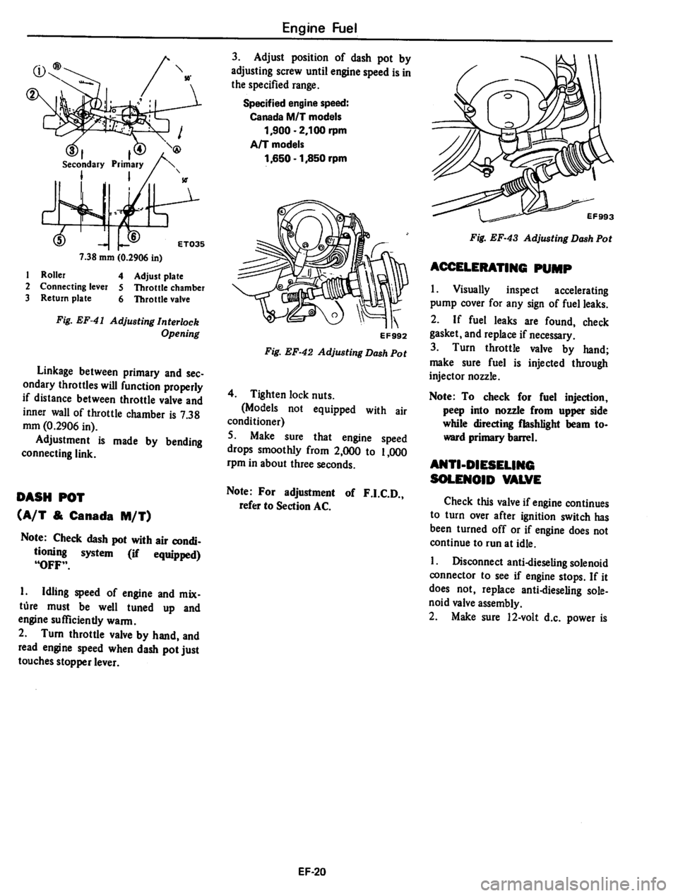 DATSUN PICK-UP 1980  Service Manual 