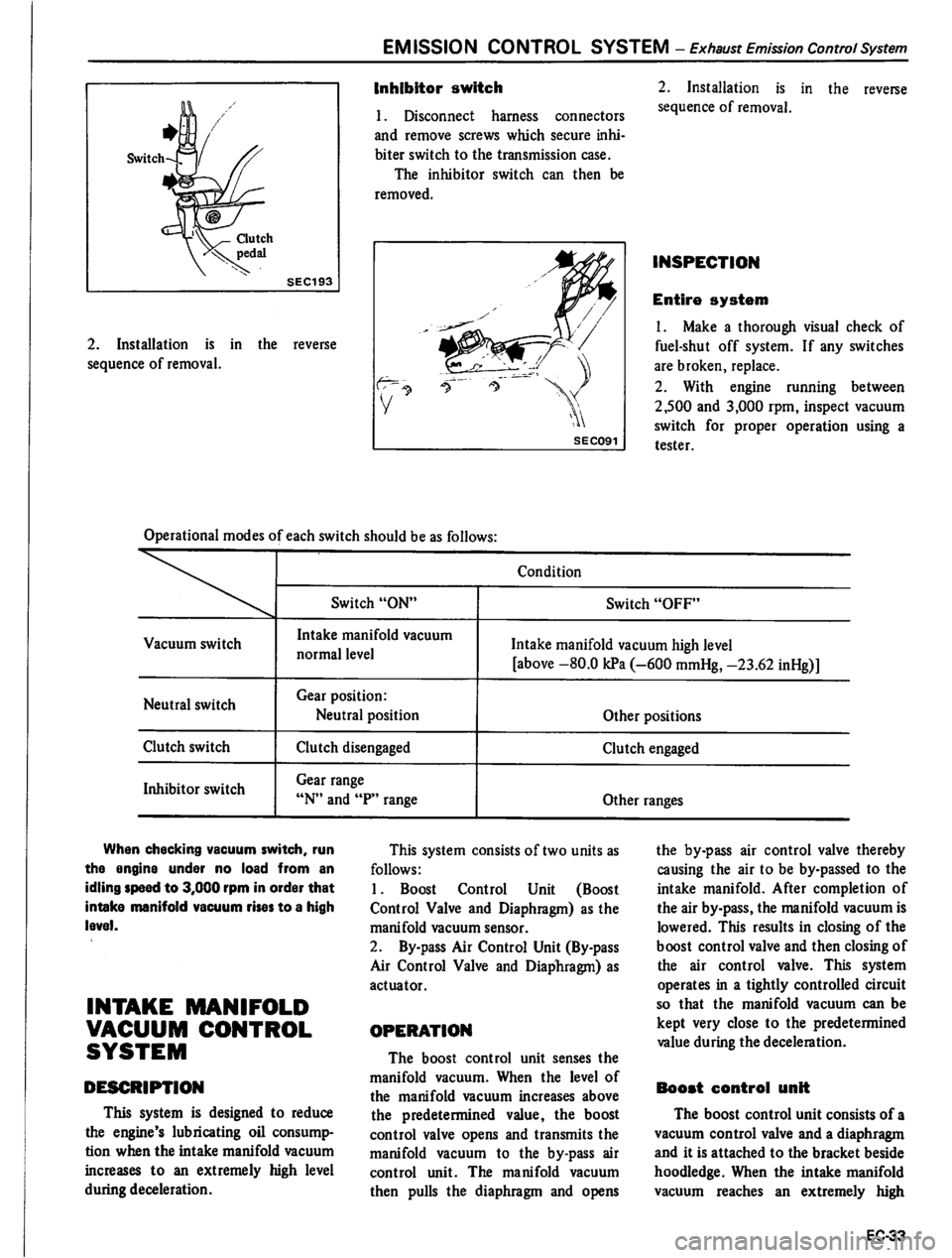 DATSUN PICK-UP 1980  Service Manual 
