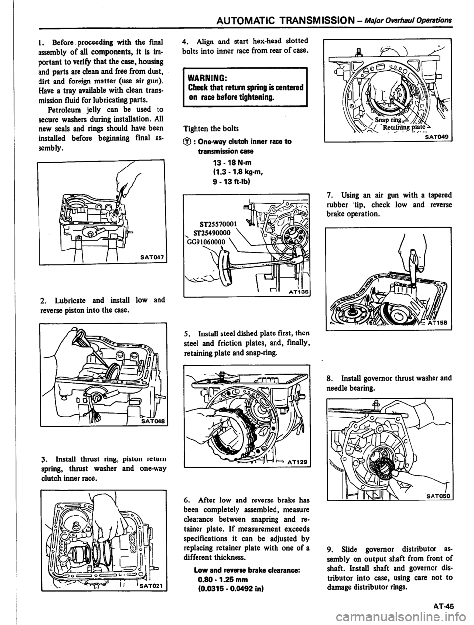 DATSUN PICK-UP 1980  Service Manual 