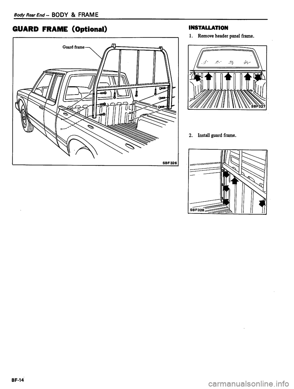 DATSUN PICK-UP 1980  Service Manual 