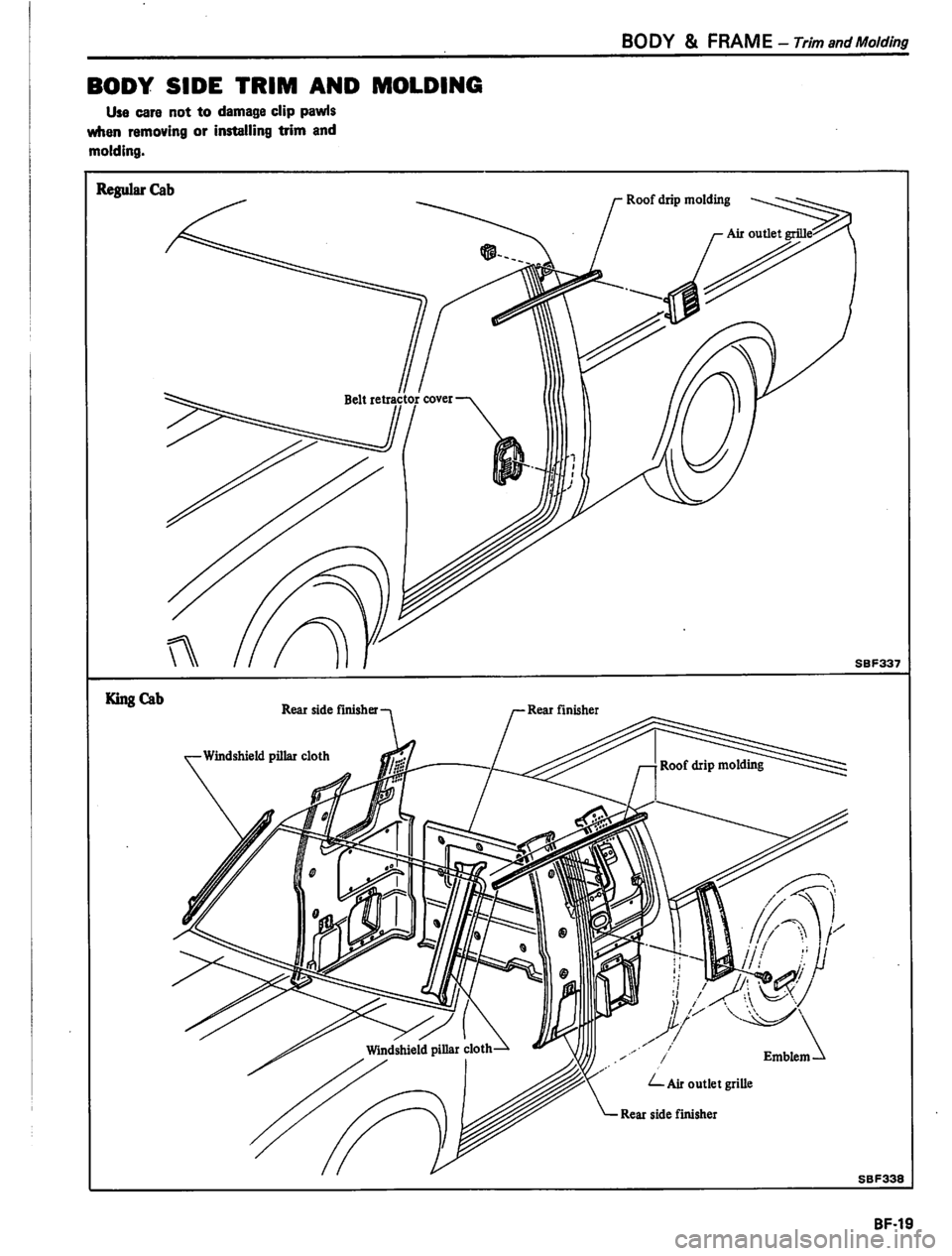 DATSUN PICK-UP 1980  Service Manual 